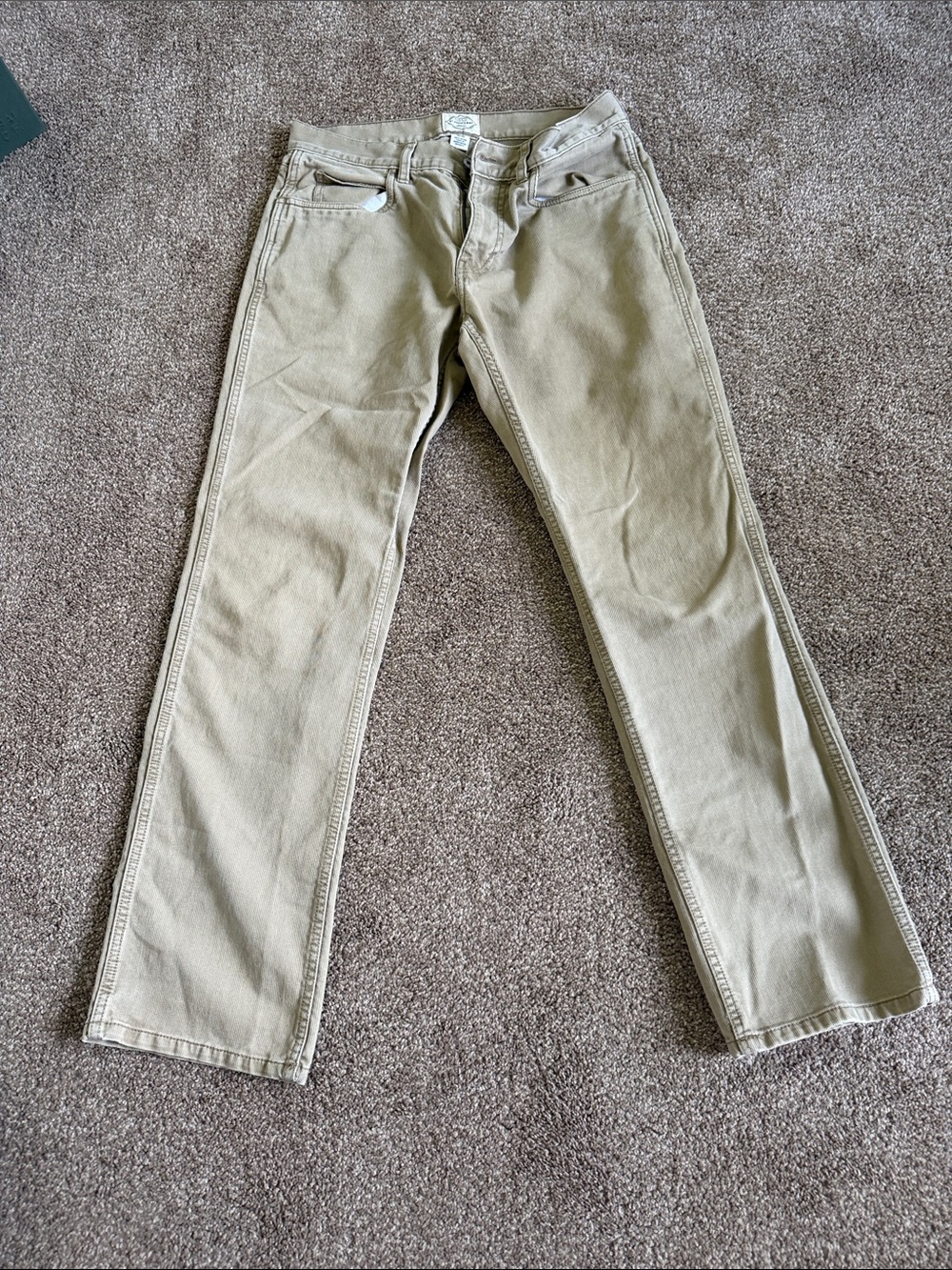 St. John's Bay Men's Corduroy Pants in Khaki
